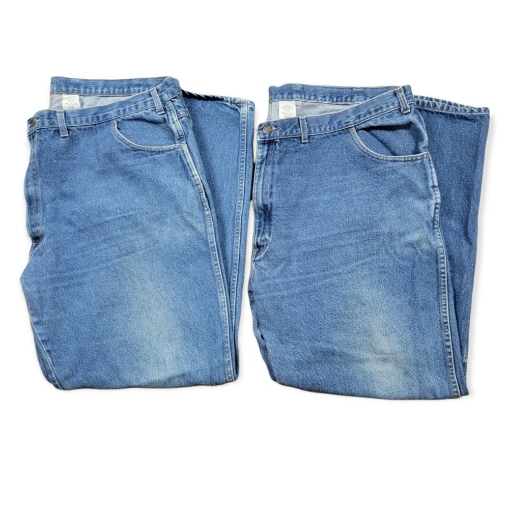 Key Imperial Jeans Mens 44x31* Blue Vintage Relaxed Workwear Denim Lot of 2